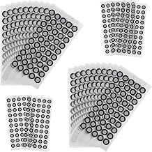 25 Sheets 1250 Dots 6mm & 3mm 3D Scanning Dot Markers for 3D Scanner, High Precision Tracking Dots and Reference Point Markers for Accurate Optical Tracking