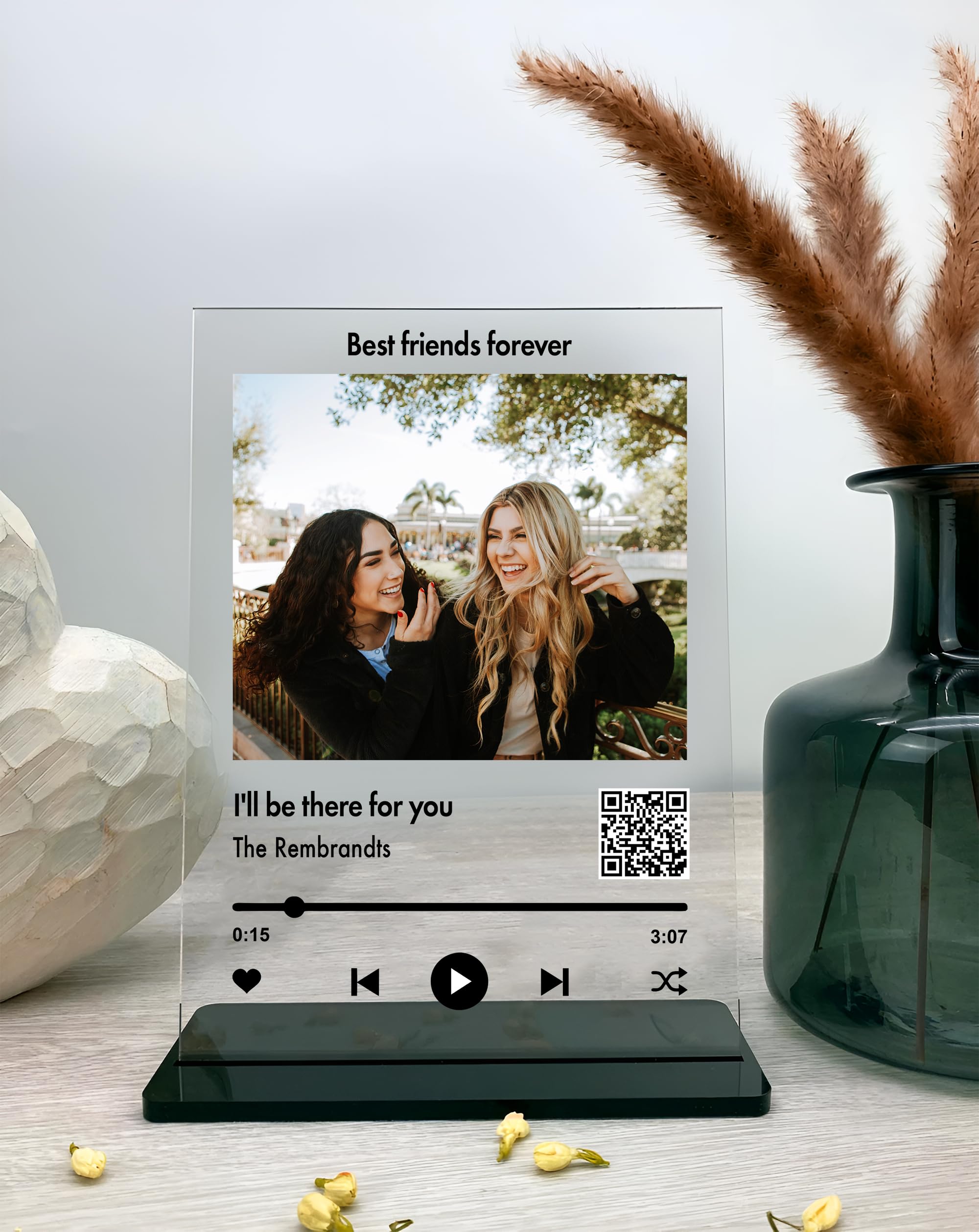 Shaivya Custom Besties Photo Frame with spotify song scannable code | Besties Photo Frame customized names | quotes, dates, time and place Tabletop (B0D5YTZQ7M) Amazon Price History, Amazon Price Tracker