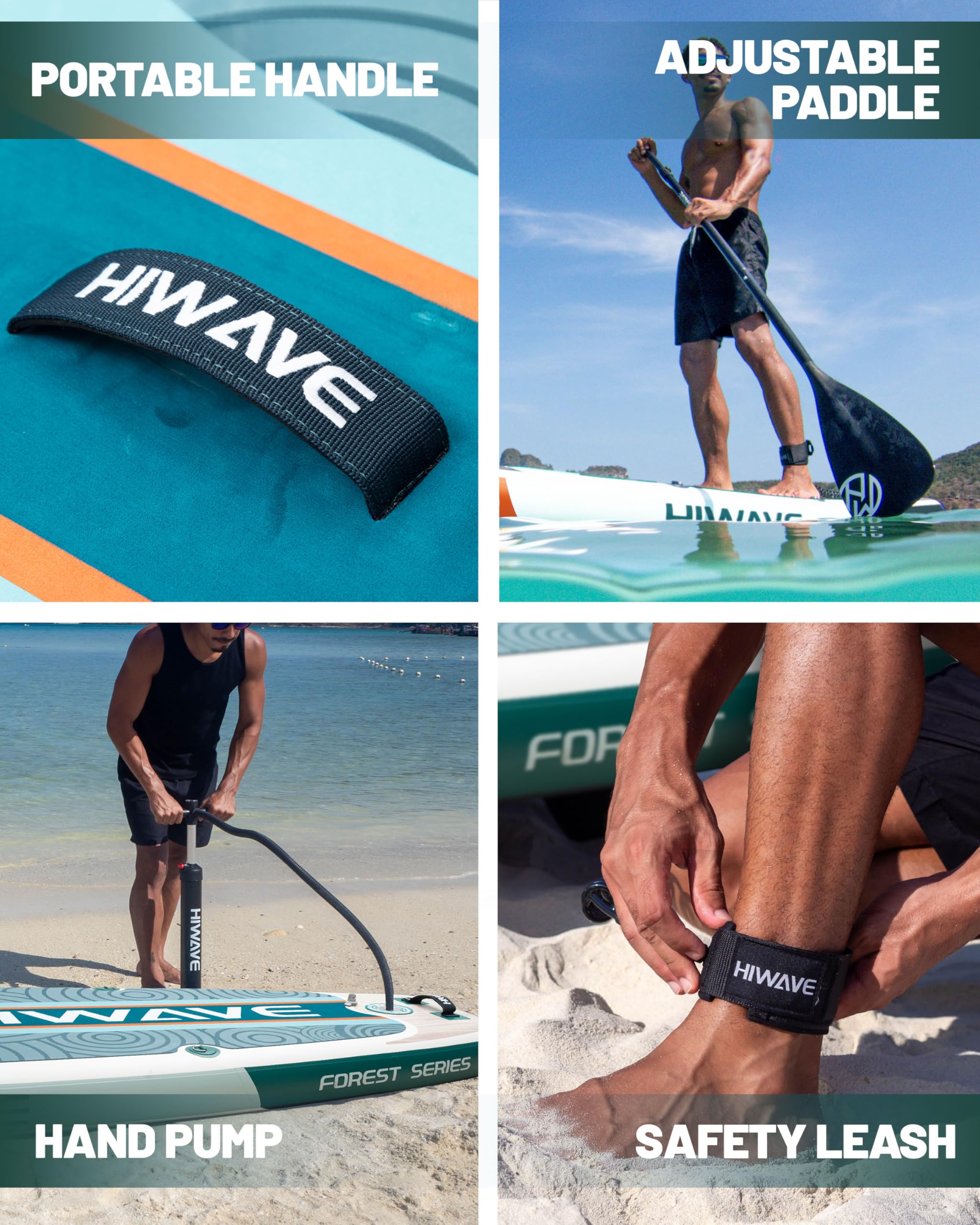 Amazon | Hiwave 空気注入式スタンドアップパドルボード 11フィート x