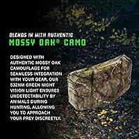 Vista 4 de MODERN NEEDS Luz de gorra de visión nocturna – Linterna compacta con clip alimentada por AAA Modos LED duales para acampar y cazar Linterna