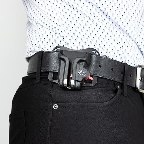Miniatura 8 de Spider Holster - Funda para cámara BlackWidow + Pin - Funda de bloqueo automático para llevar una cámara ligera desde cualquier cinturón
