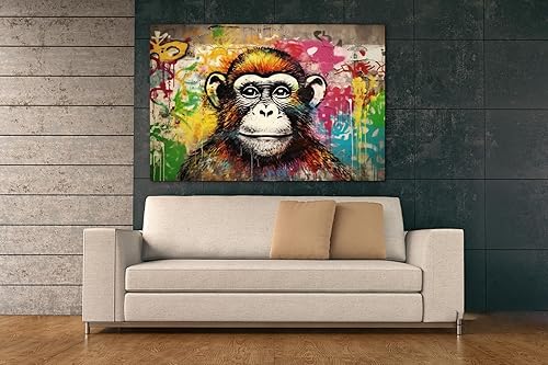 Miniatura 225 de ANRUOXI Graffiti - Lienzo decorativo para pared, diseño abstracto retro, pintura urbana moderna, póster de decoración de pared de zapatos para