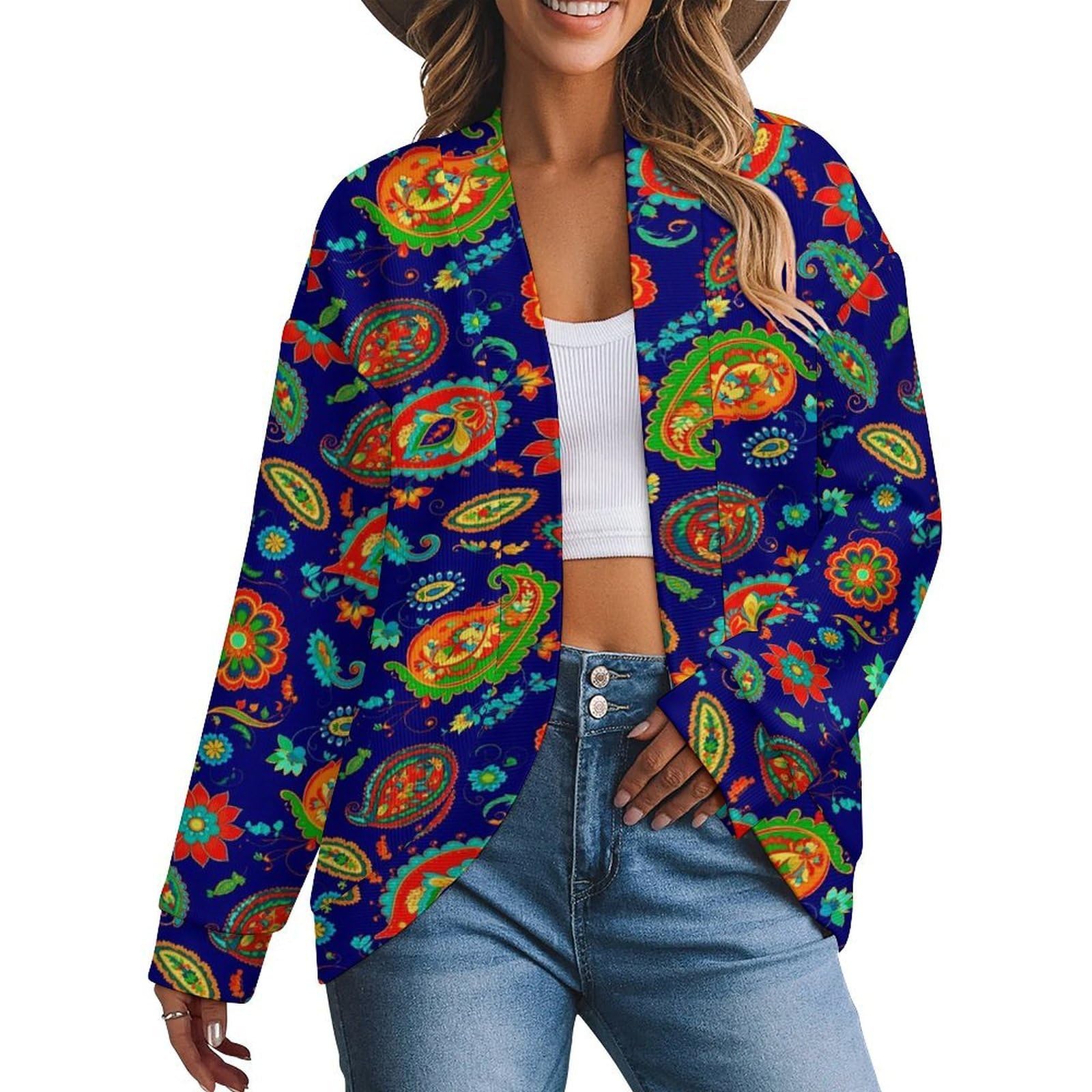 Womens Long Sleeve Cardigan Sweater Casual Cardigan for Fall Dress Cover Up