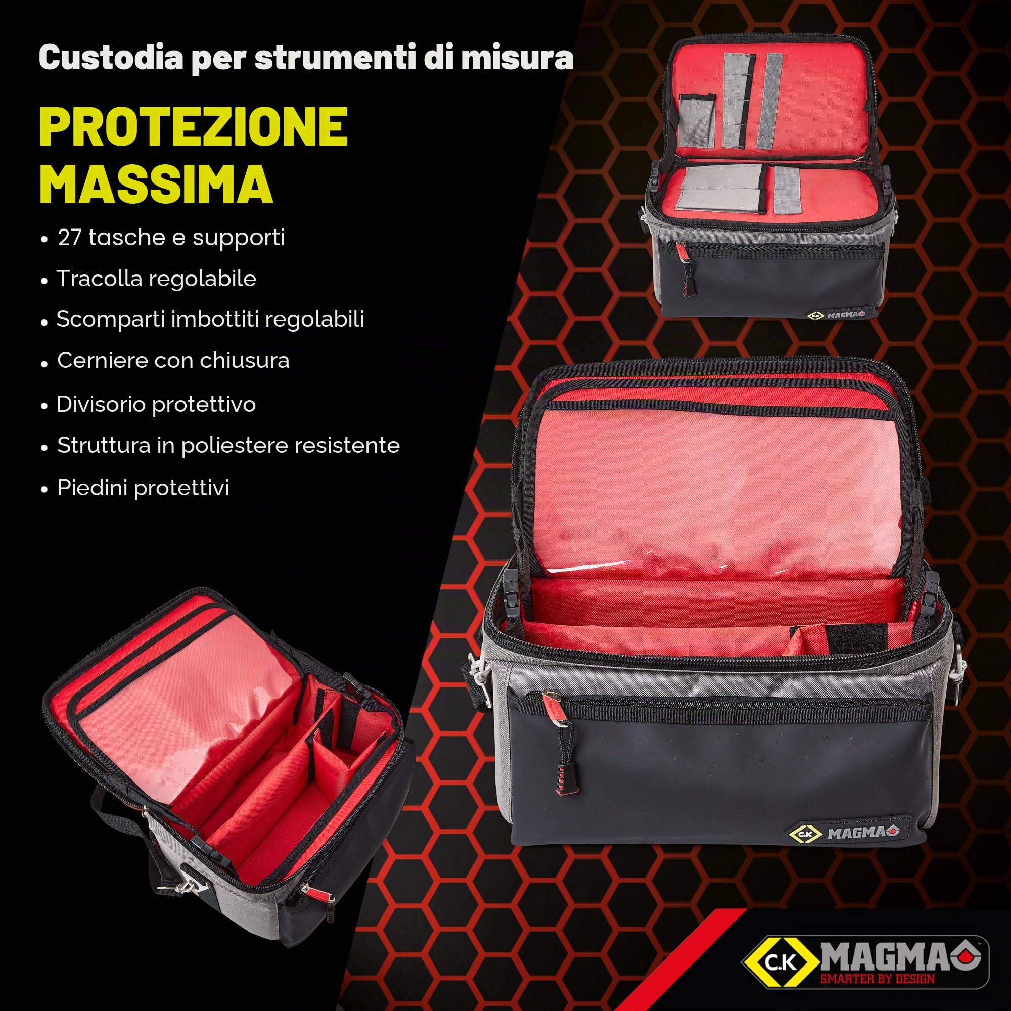 C.k Magma MA2638 Borsa attrezzi per strumento di misura e accessori