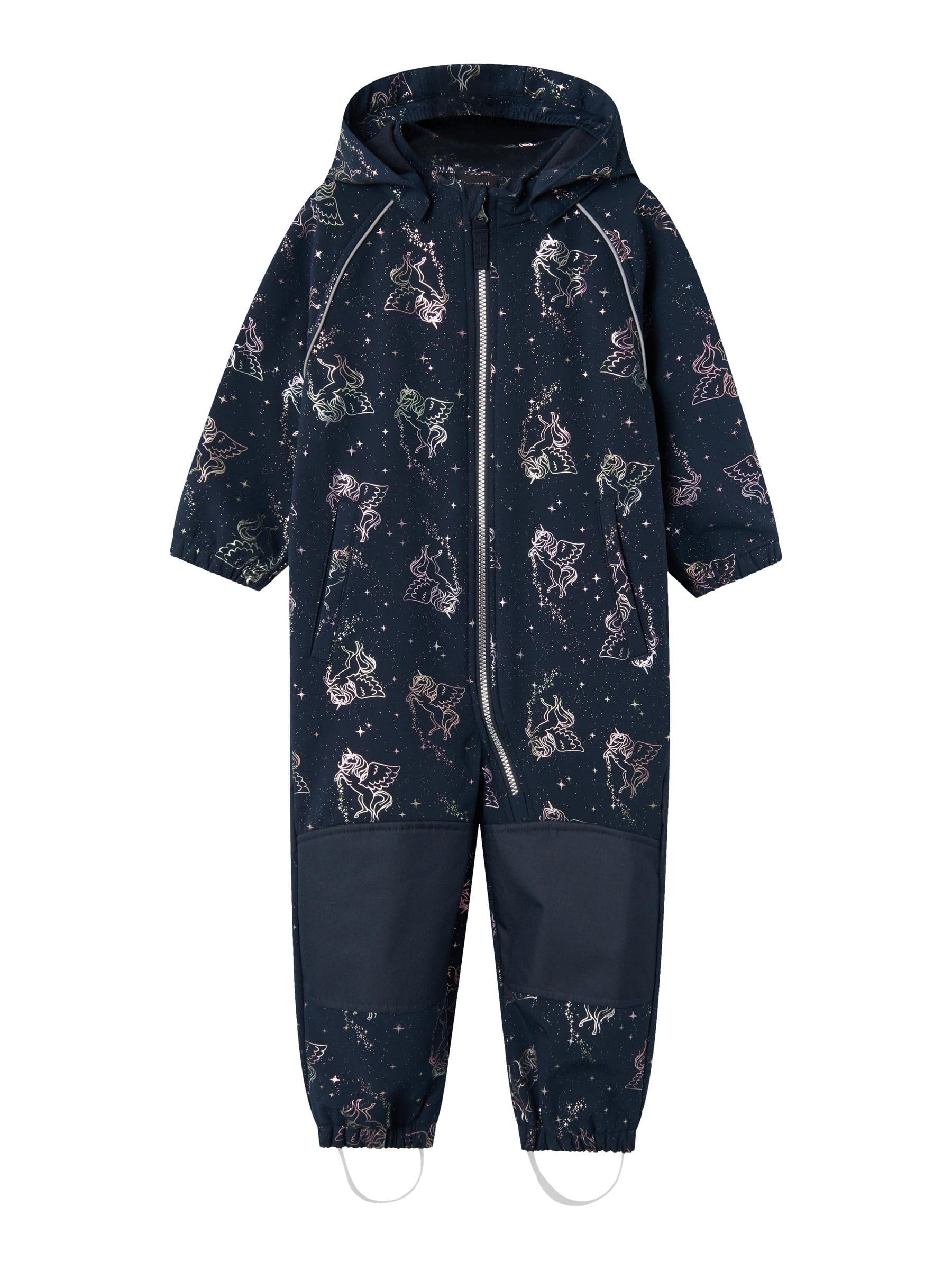 NAME IT Mädchen Nmfalfa08 Softshell Suit Foil Fo Noos Regenanzug (1er Pack)