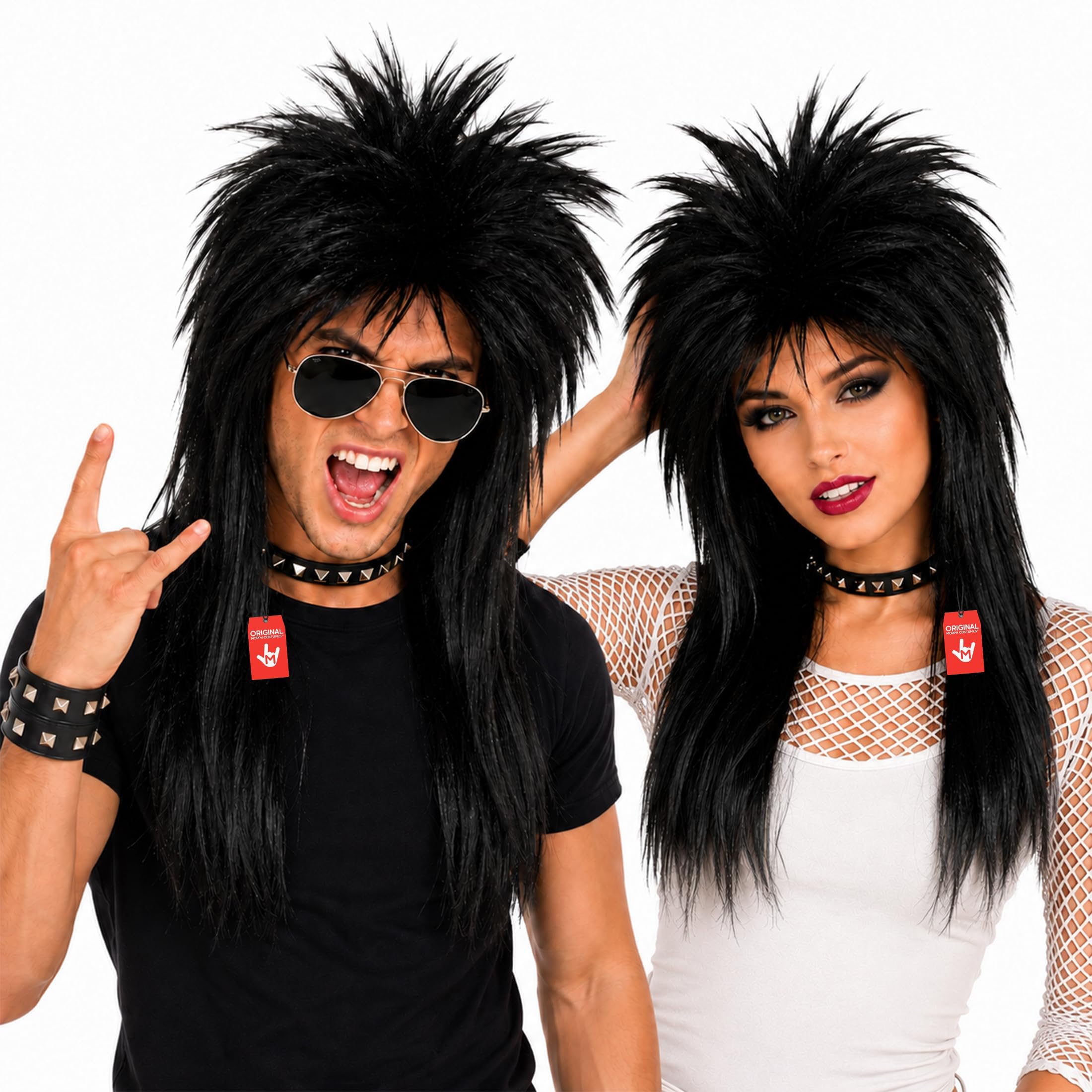 glam rock fancy dress ladies Fun Shack Wig, Punk Wig Women, 80s Wig Women, Womens Glam Rock Wig, Black Rock Wig, Rock Star Wig One Size : Funshack 70s dress pattern