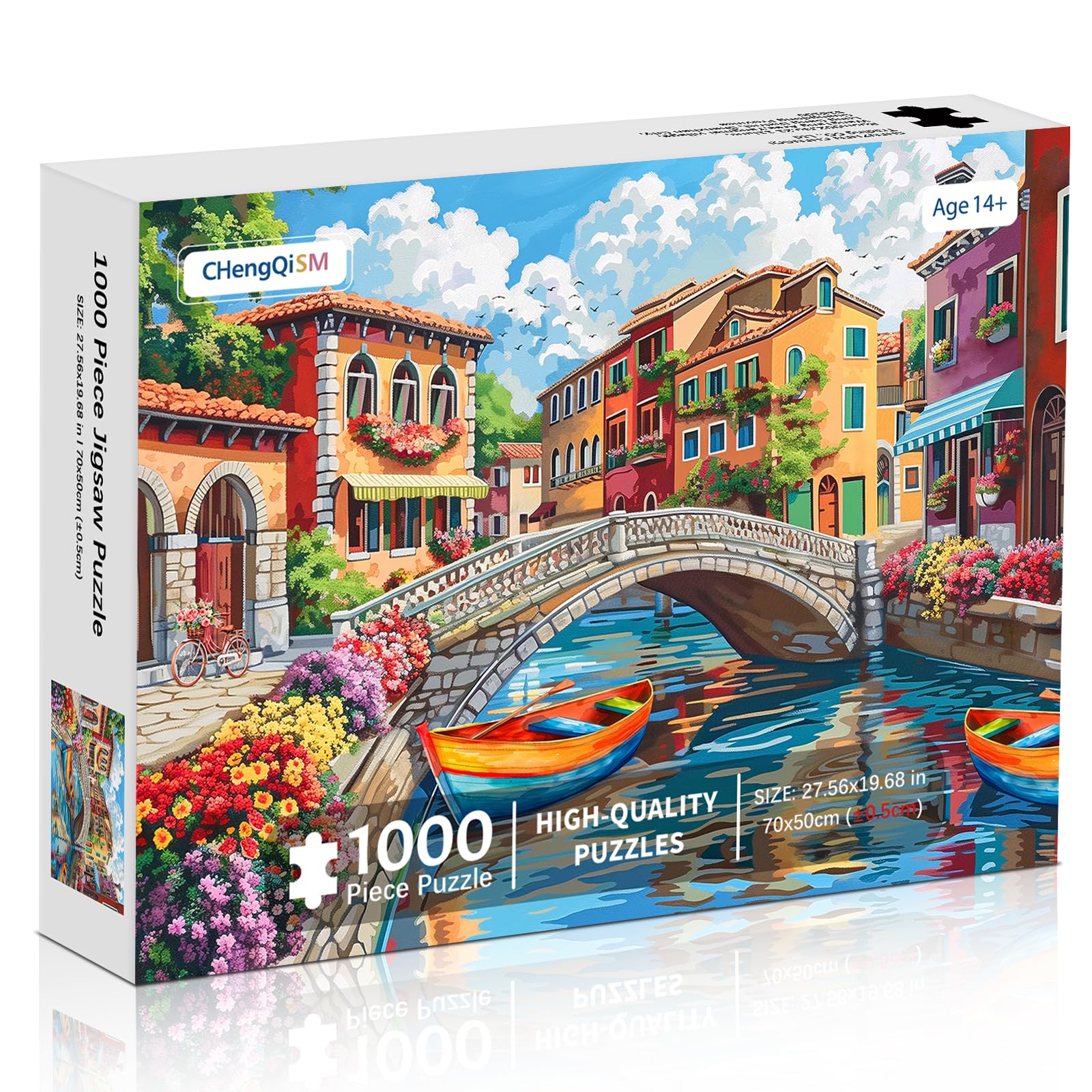 Amazon | CHengQiSM 1000ピース ジグソーパズル イタリアの町 パズル