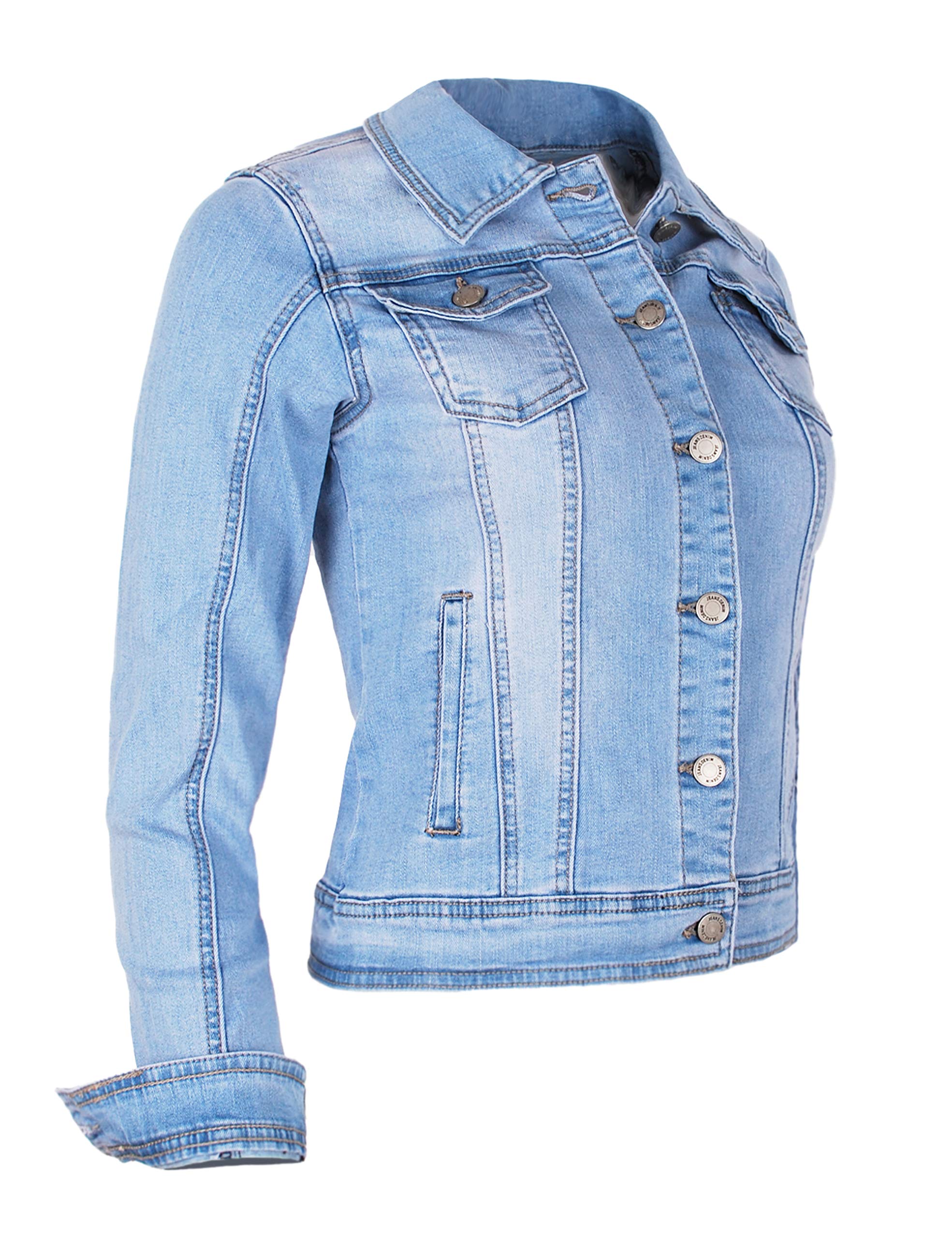Fraternel Chaqueta Vaquera para Mujer Denim Jacket