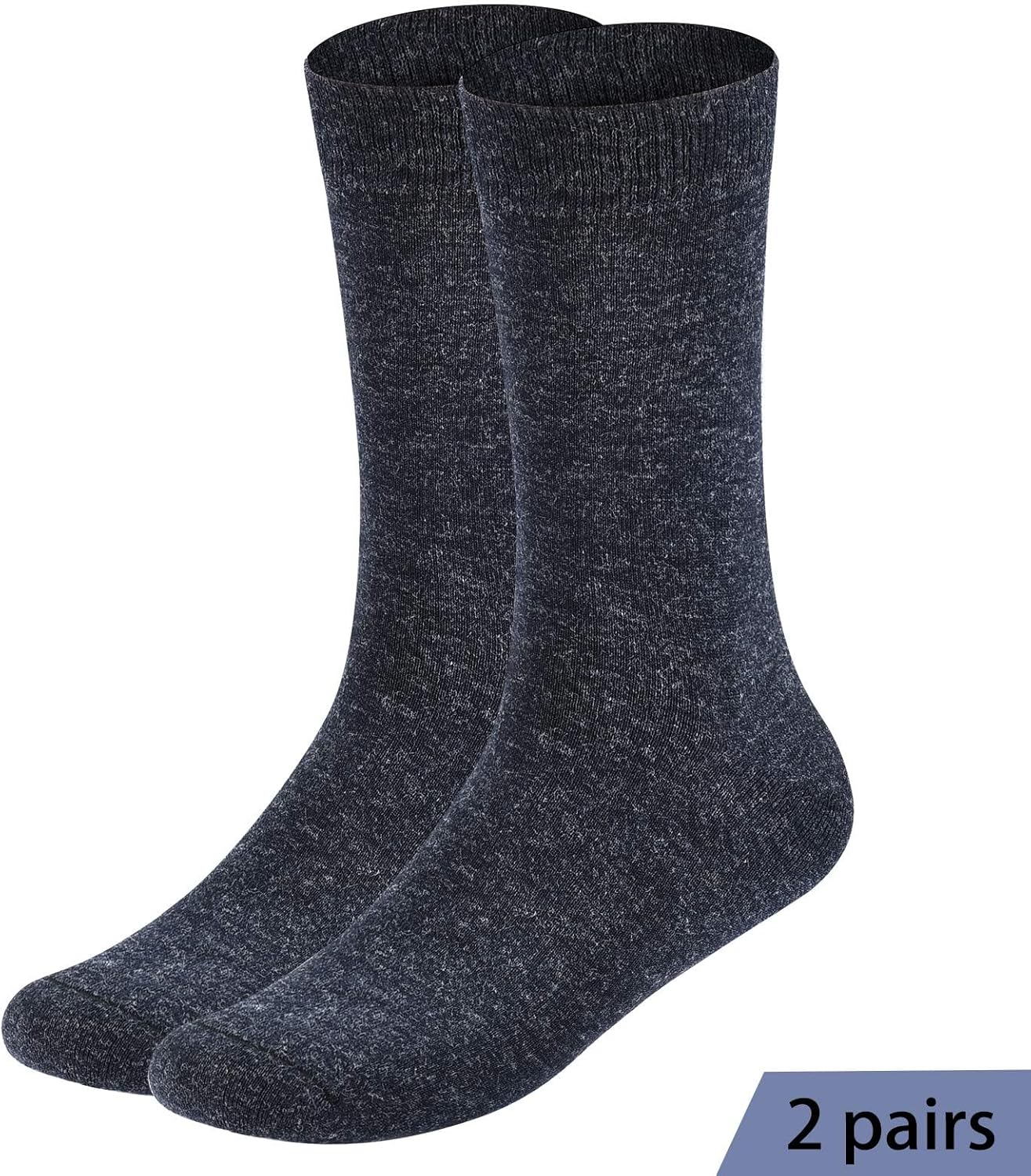 NinetoFiveLife Pack of 6 Mens Socks Merino Wool Socks for Men Casual Dress Socks Soft and Comfortable Breathable Size 6-12 - Image 5