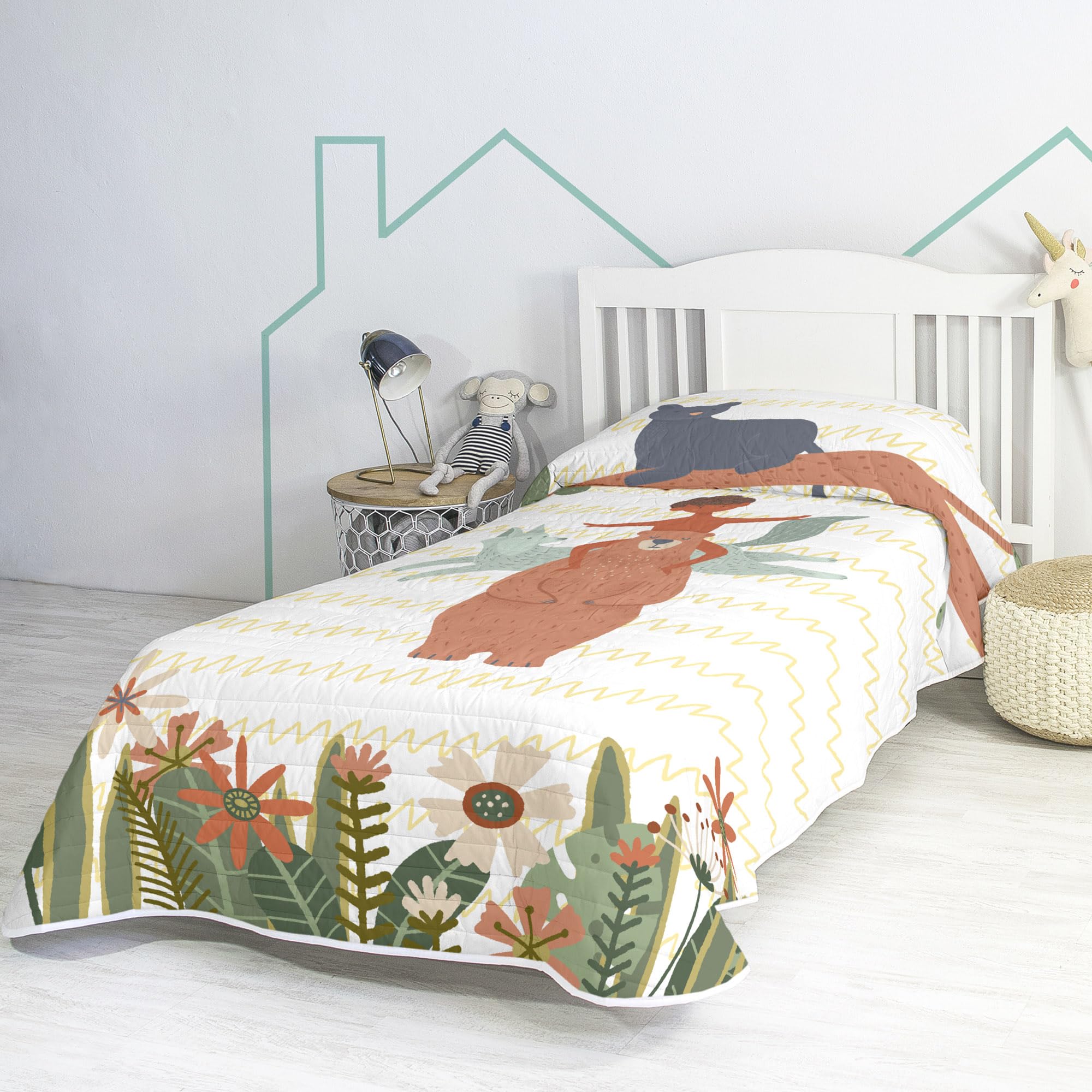 Colcha Jungle life : créez une oasis tropicale dans votre chambre
