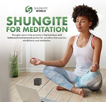Shungite World 2 pcs Authentic Shungite Cubes Set Polished and Unpolished 40 mm / 1.57 Chakra Energy Natural Healing Crystal Home Office Protection Desk Decor Meditation Reiki Grounding Stone