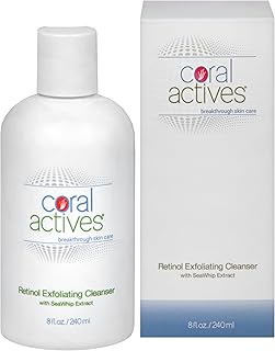 Limpiador exfoliante de retinol, 8 onzas