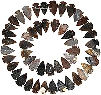 Vista 40 de Amazing Gemstone Punta de flecha de cuarzo Aura de Titanio, cristal y piedra curativa, cabeza de flecha de roca pedernal – 2 a 3 puntas de flecha