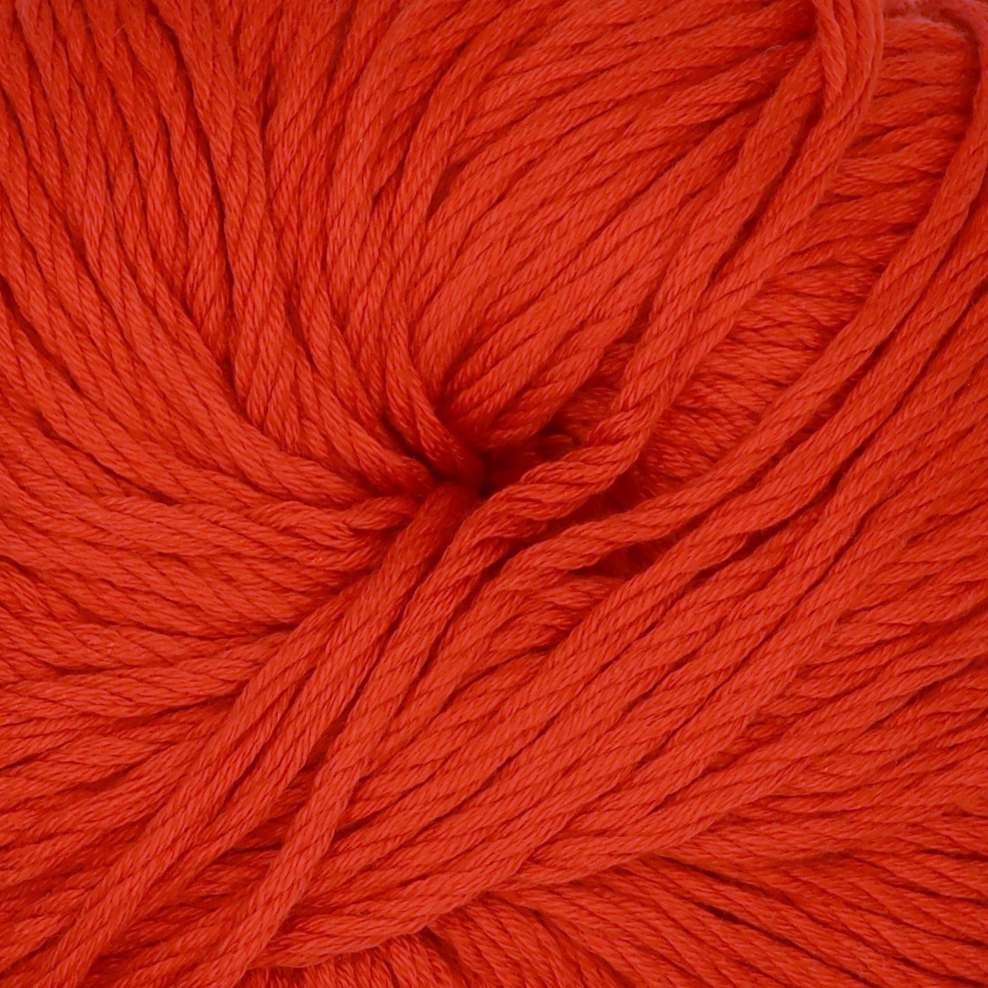 JubileeYarn Bamboo Cotton Chunky Yarn - 100g/Ball - Cherry Red - 2 Balls, 418 Cherry Red - Image 2