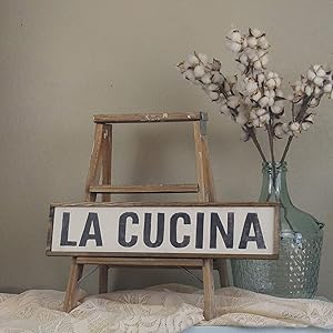 Dozili La Cucina Sign Italian Kitchen Sign Rustic Decor Wood La Cucina Sign Custom Wood Sign Kitchen Sign Tuscan Kitchen Sign 6
