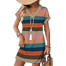 Dresses for Women 2025 Casual Summer Tshirt Dress Wedding Guest Dresses Short Sleeve Fashion Beach Vacation Clothes