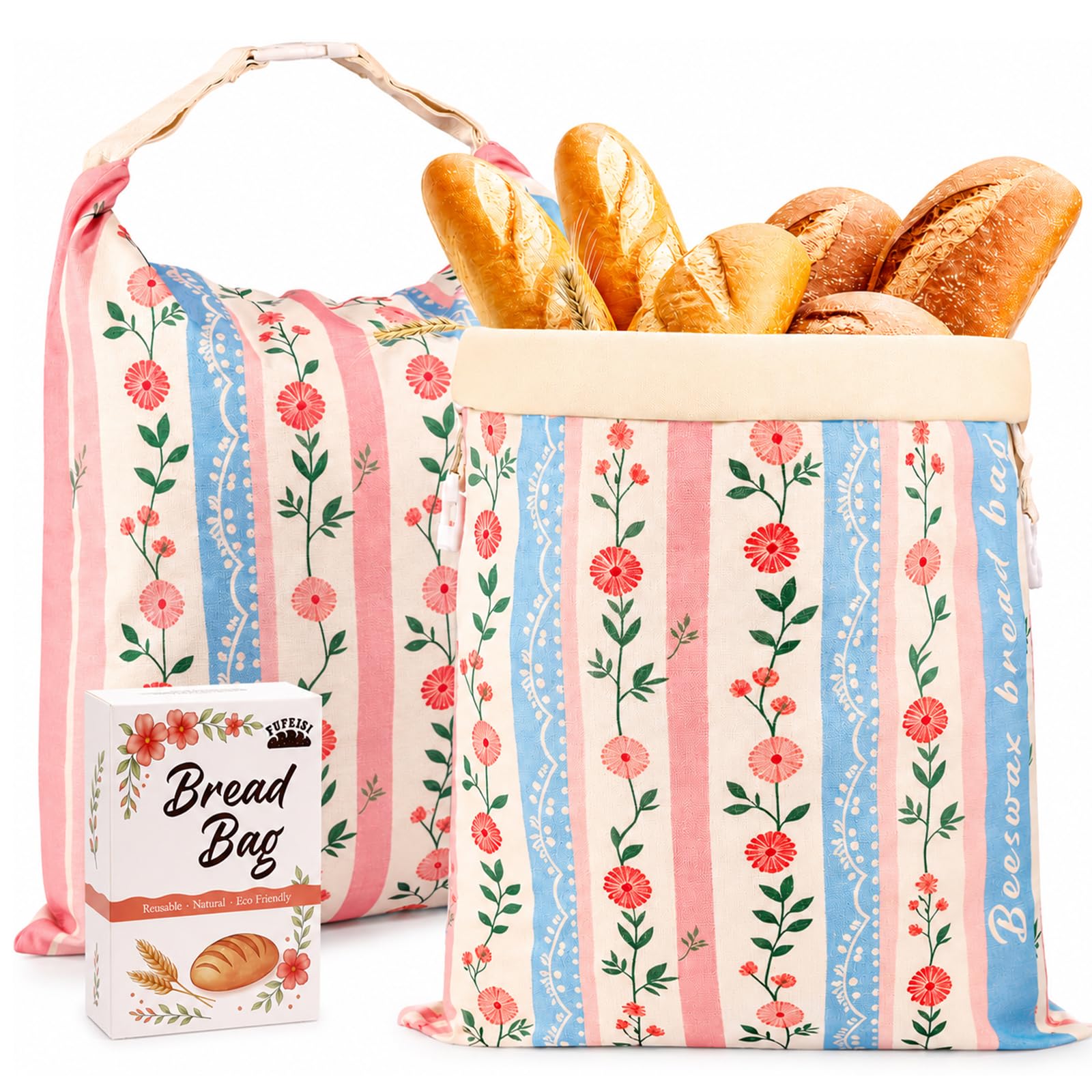 fufeisi Beeswax Bread Bags