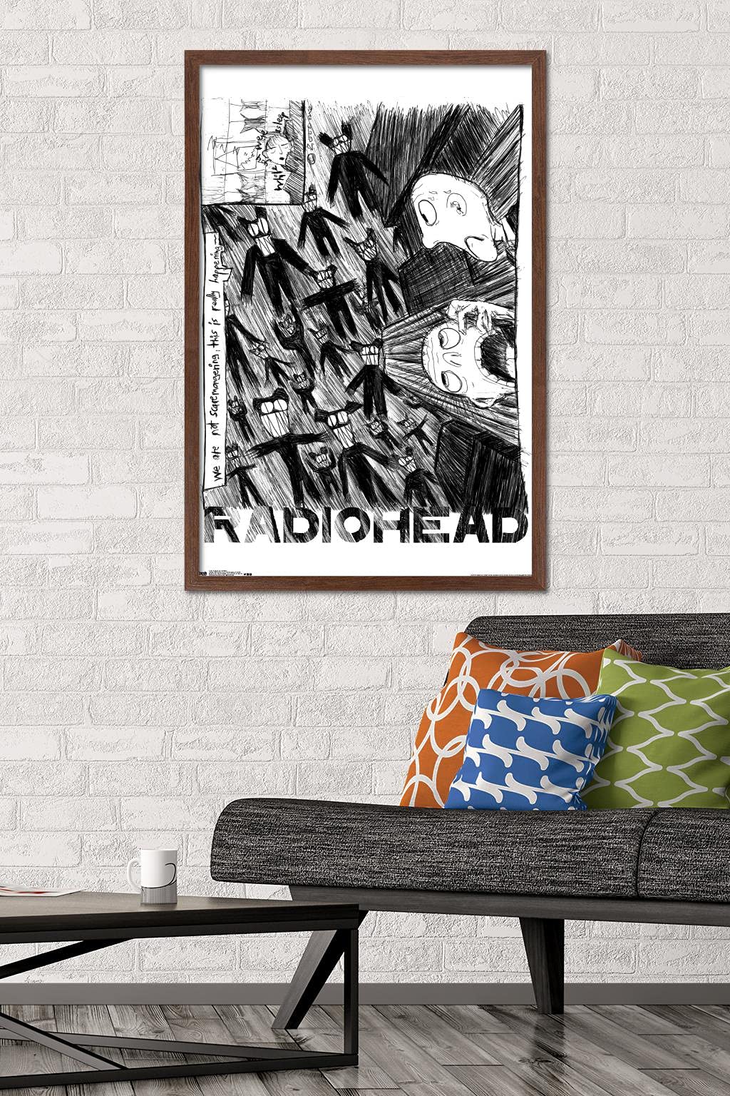 Amazon.com: Trends International Radiohead - Scribble Wall Poster
