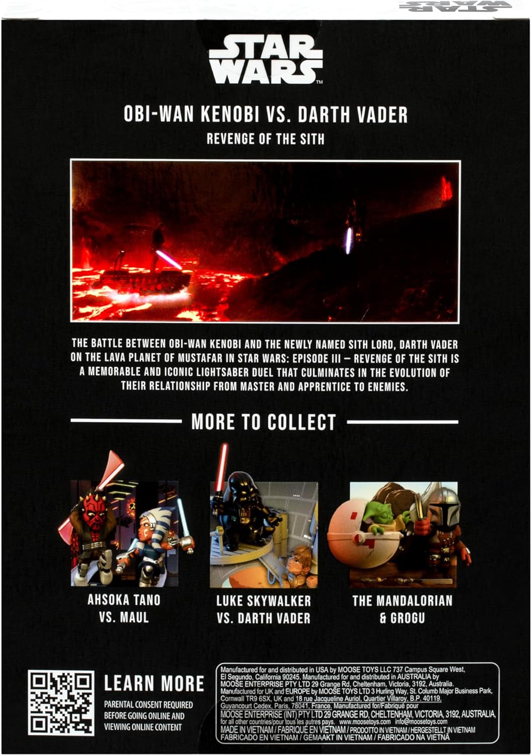 FANDROP SW01-Star Wars: Revenge of the Sithâ - OBI-Wan Kenobi VS. Darth Vader, FANDROP Combines an Epic Diorama, Artifacts & Scene Marker Creating A Display to Enhance Any Star Wars Collection