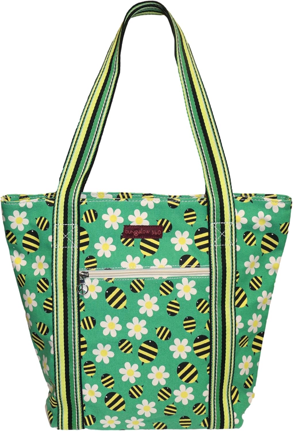 bungalow 360 Vegan Striped Tote Bag
