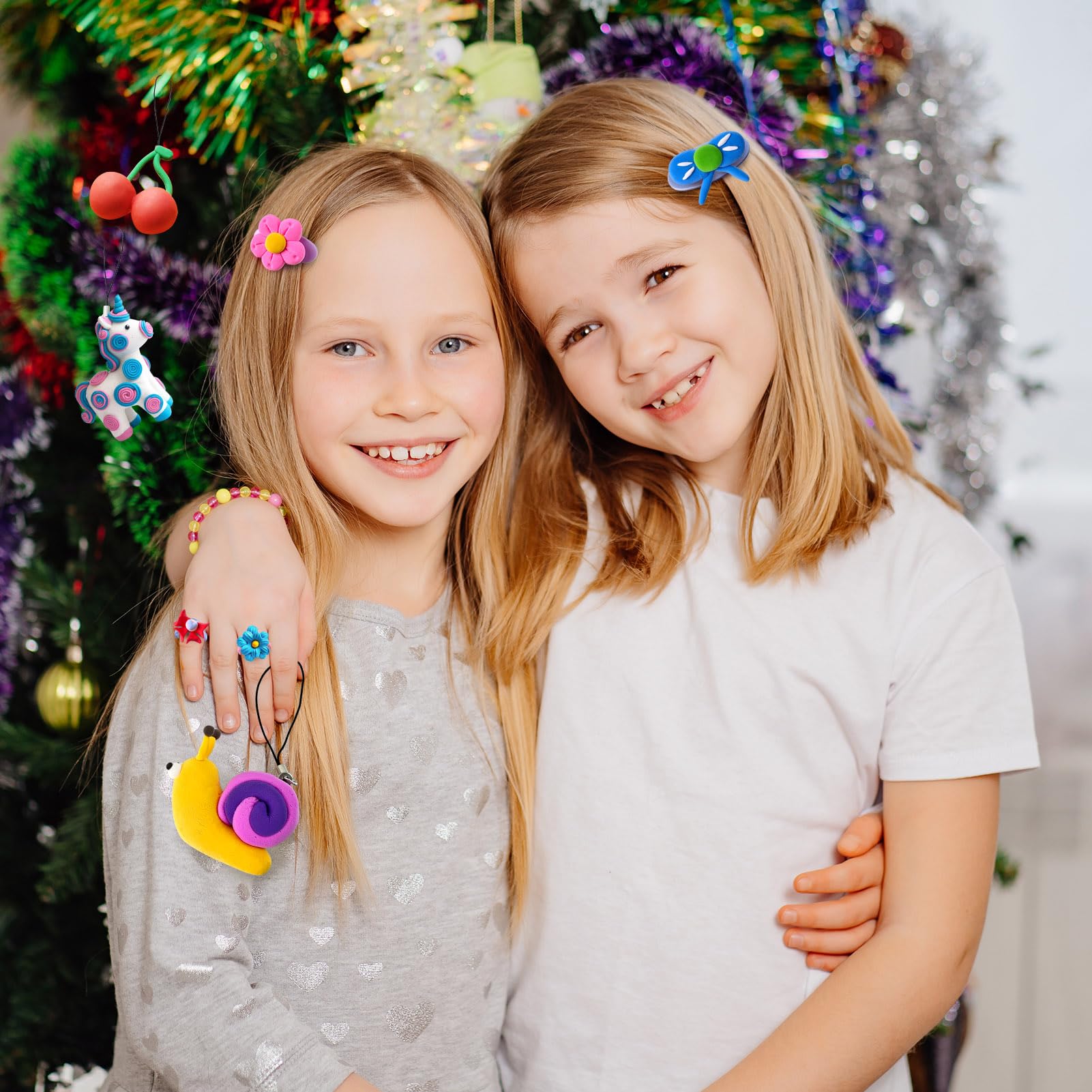 ESSENSON Lufttrocknendes Ton-Set, 66 Farben, Modelliermasse, Bastelarbeiten, Schulprojekte, ideales Partygeschenk, Bastelgeschenk für Kinder