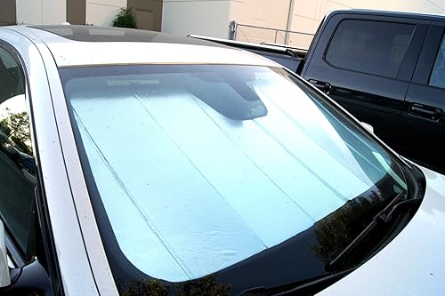 Miniatura 3 de SS-004 - Parasol para parabrisas delantero de automóvil compatible con Acura RLX 2014-2019  Protector solar estilo acordeón de ajuste personalizado