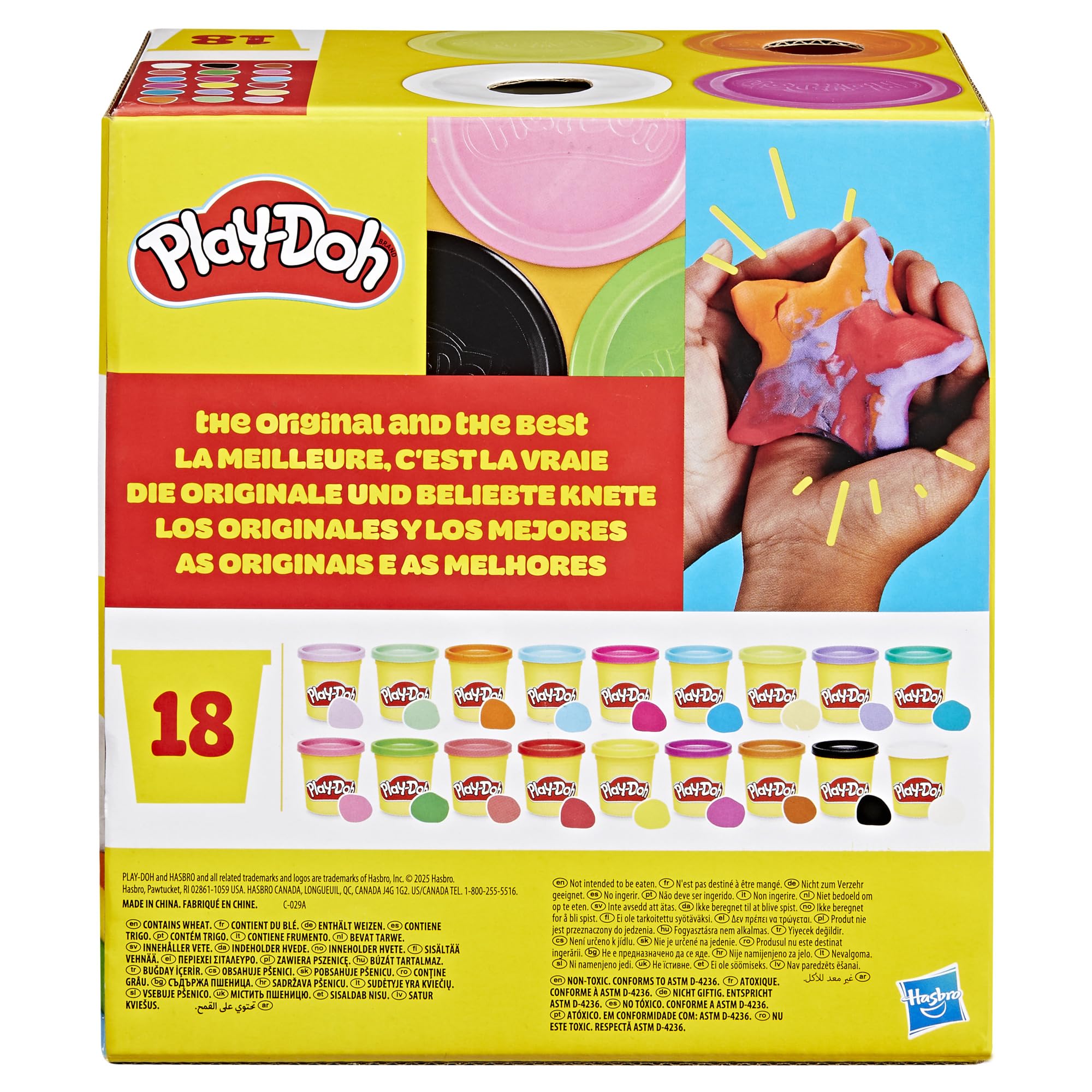 Zestaw 18 tub Nieograniczona wyobraźnia Play-Doh