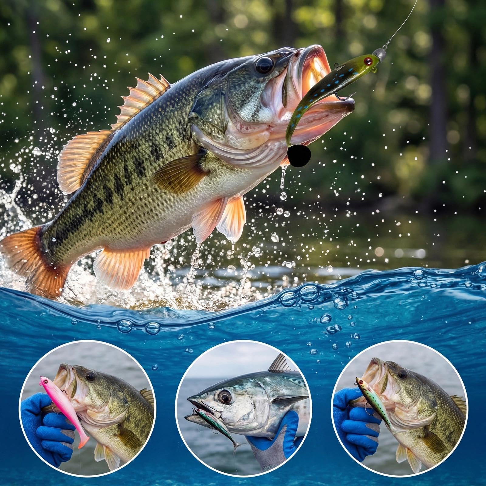 6 Piezas Señuelos de Pesca Goma Suave Señuelos con Anzuelos Artificiales de Pesca 9 cm Señuelos Pesca Mar 3D Cebos de Pesca Paddle Tail Señuelos para Lubina Lucio Carpa Trucha (12,5 g)
