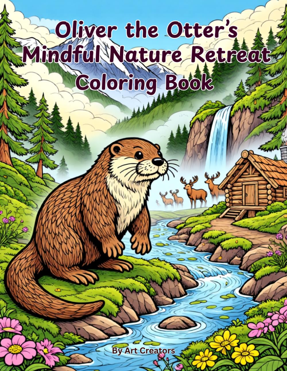 Oliver the Otter’s Mindful Nature Retreat Coloring Book: A Peaceful Nature Coloring Adventure Filled with Serene Forests, Waterfalls, Riverside Yoga, ... the Helpful Otter Coloring Book Series)