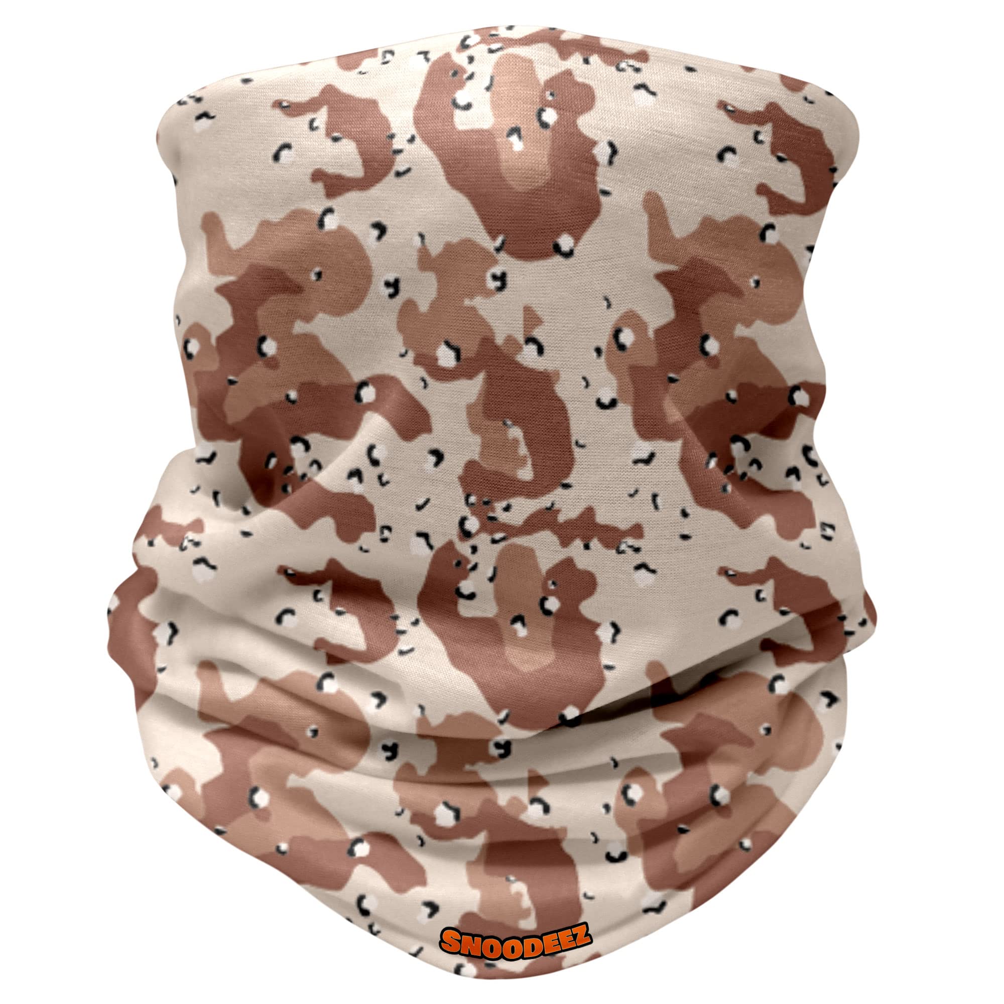 Kids Camo Multifunctional Snood Headwear (Desert, One Size)