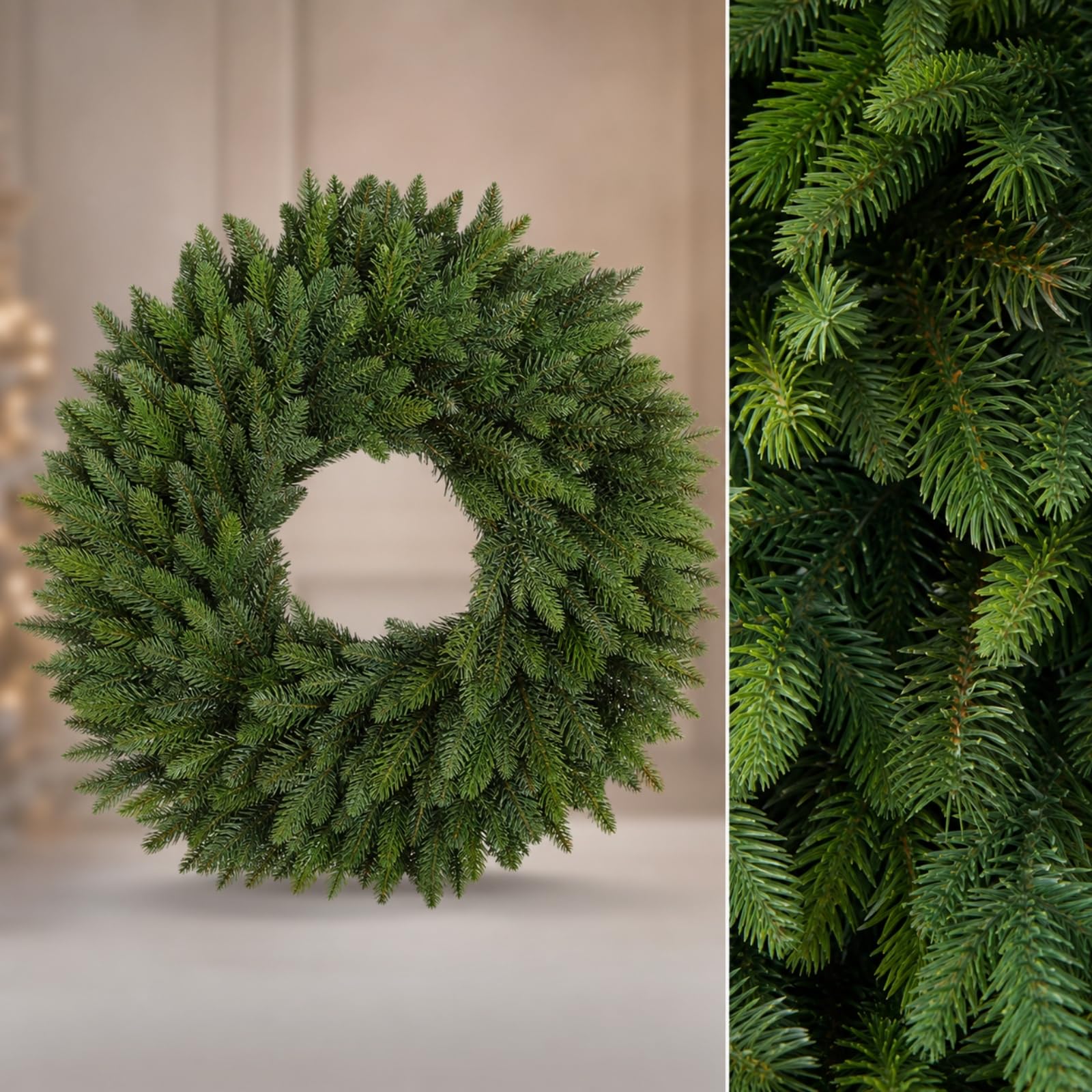 Künstlich Weihnachtskranz, Style to 1, 45 cm