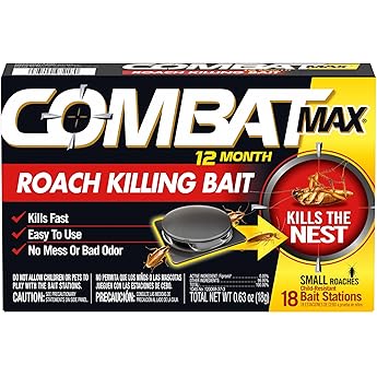 Combat 12 Month Small Roach Bait, 18 Count by Combat