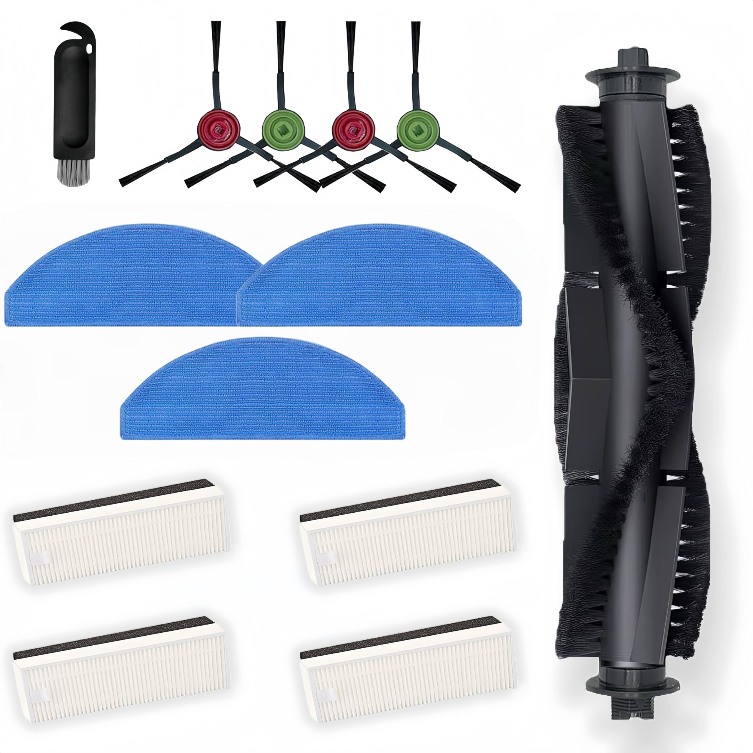 Replacement Parts Compatible with Tikom G8000 MAX Tikom L8000 Pro (2025 Year Versions) Robot Vacuum Cleaner Spare Parts Accessories, 1 Main Roller