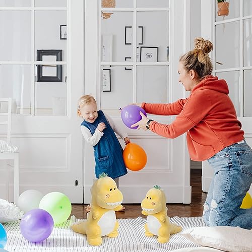 Miniatura 2 de Adorlynetty Lindo juguete de peluche de dinosaurio grande de 15.7 pulgadas, suave dinosaurio de peluche, dinosaurio de peluche, dinosaurio de