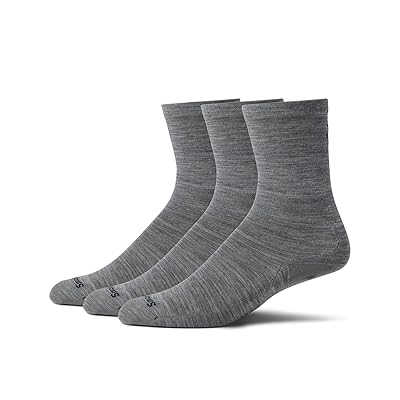 Smartwool Everyday Anchor Line Crew Socks 3 Pack Knee High Socks Shoes Light Gray