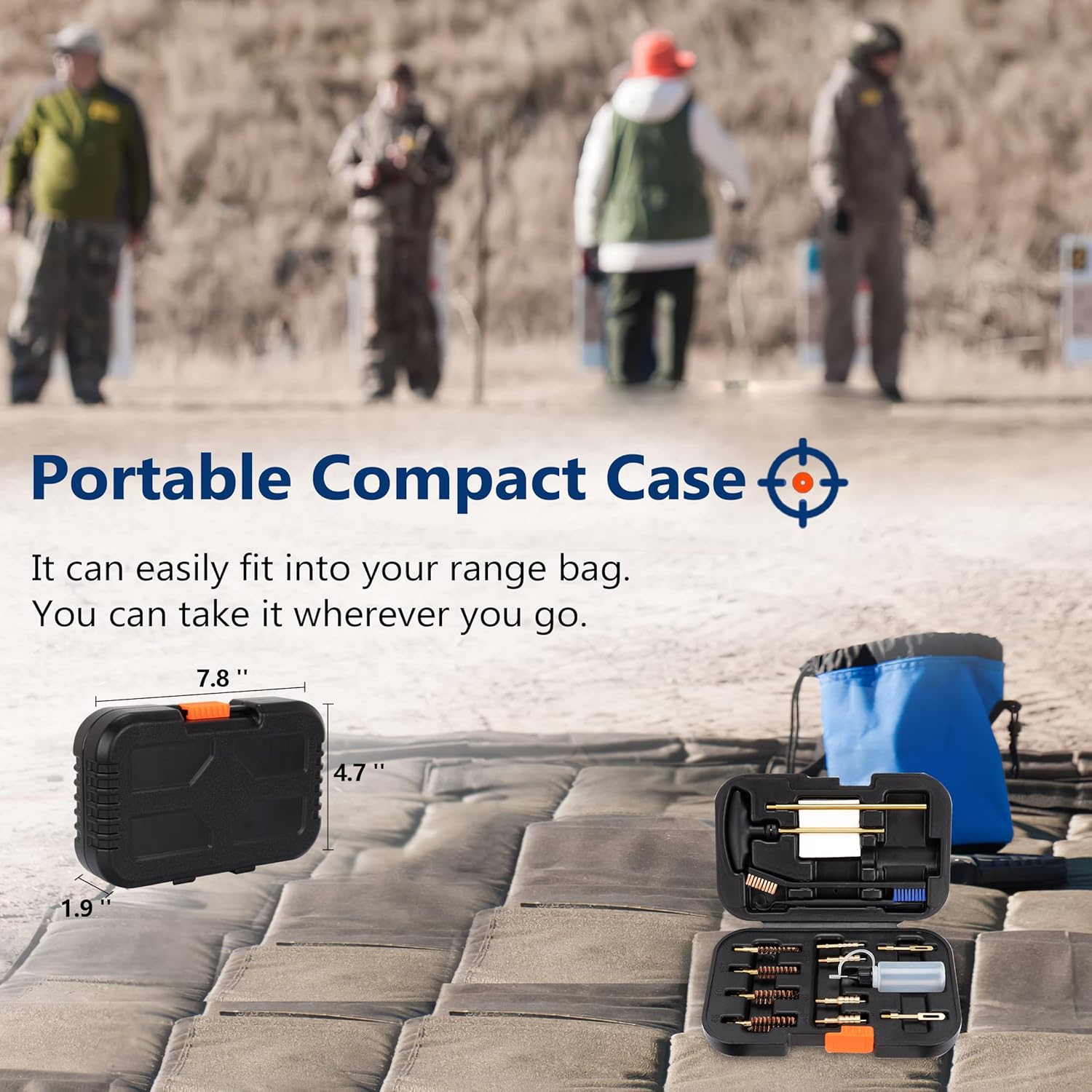 Raiseek Elite Version Pistol Cleaning Kit for 9mm/.357 Caliber with 36" x 10" Cleaning Mat