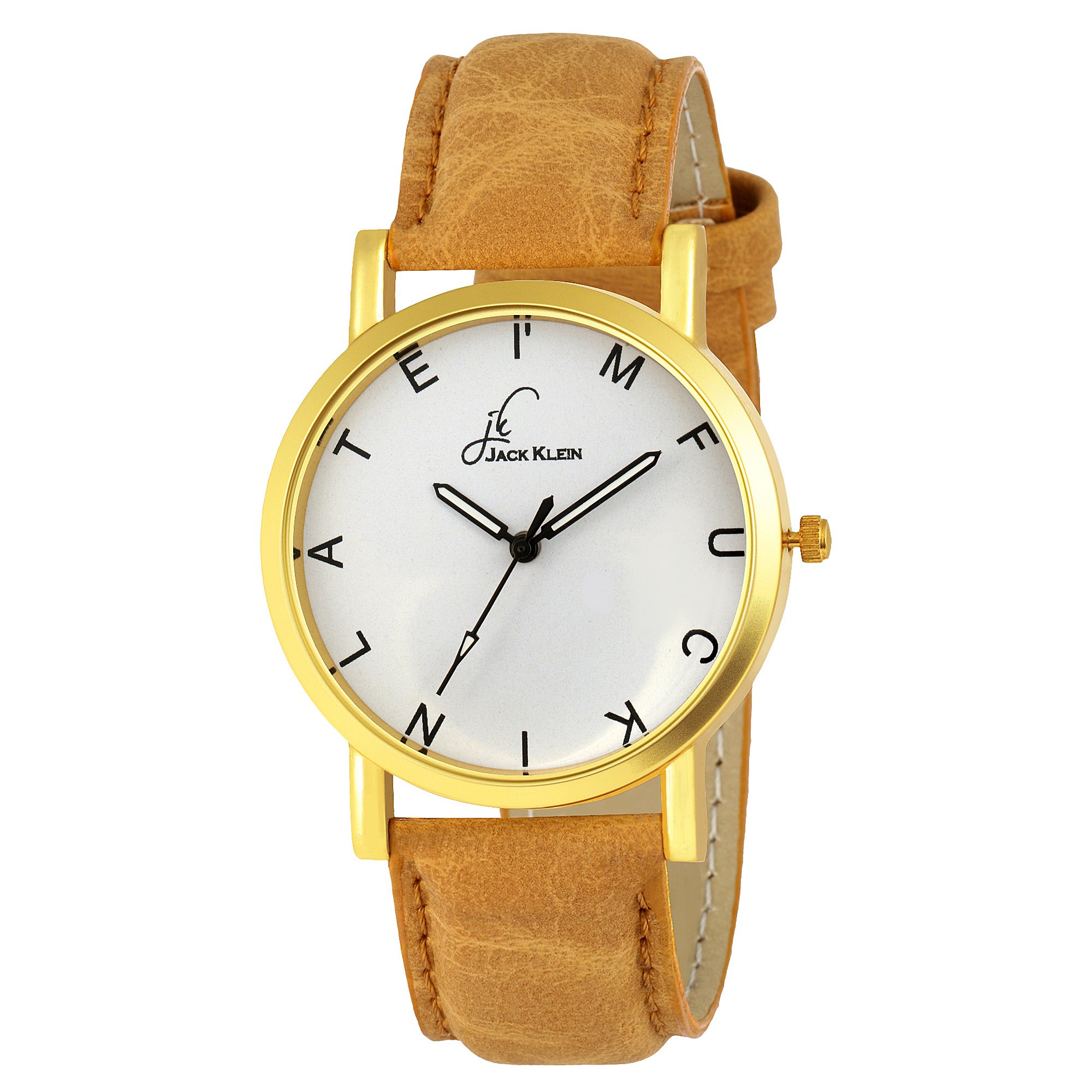 Jack Klein Fashionable Golden Case Formal Wrist Watch (B07F1QT7X7) Amazon Price History, Amazon Price Tracker