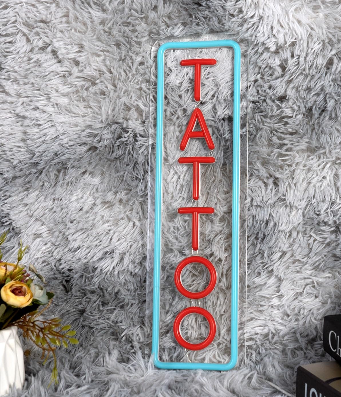Neon Tattoo Sign, Tattoo Neon Sign Tattoo decor Studio gift ideas