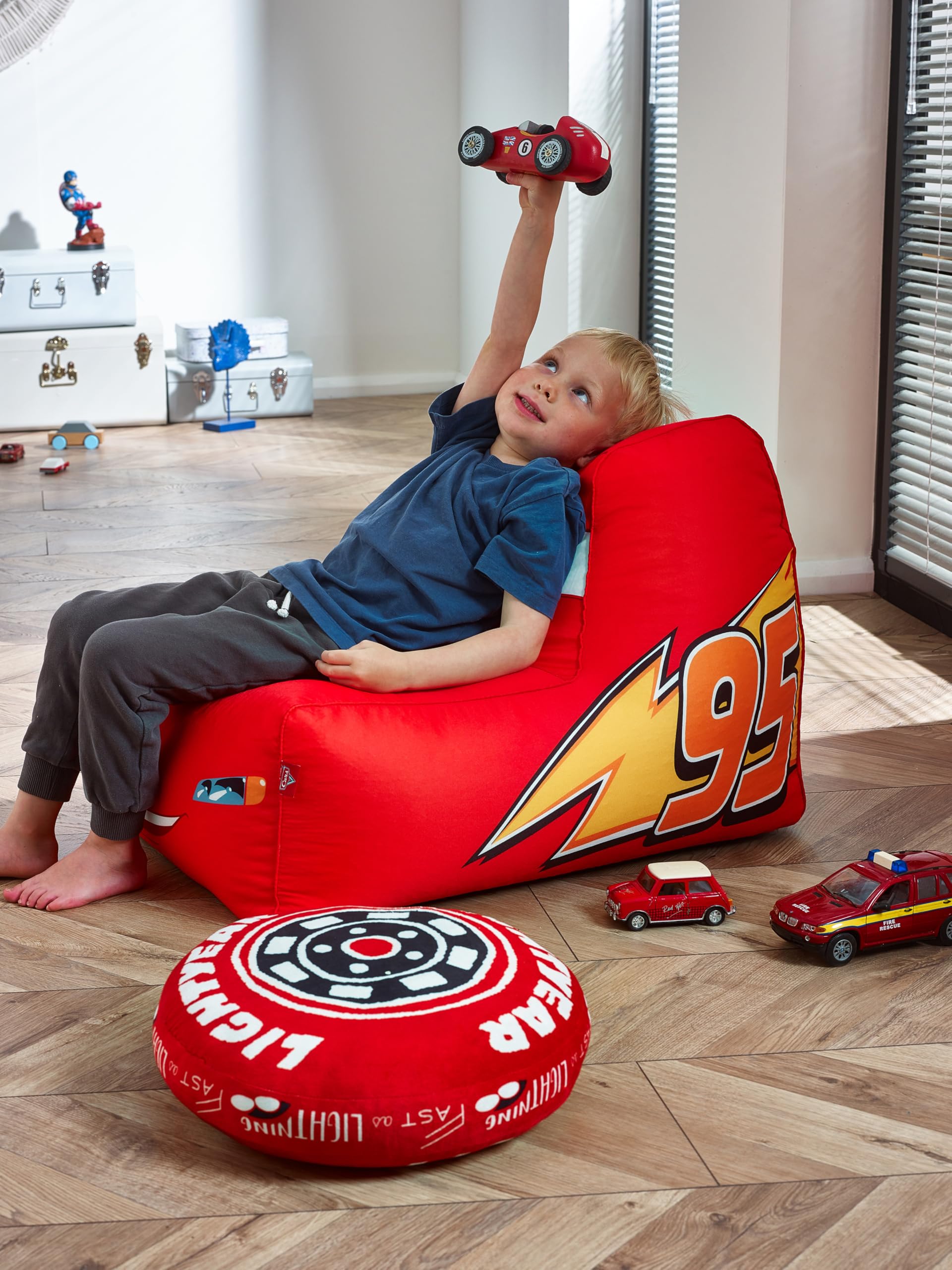 Générique Fauteuil Pouf pour Enfants | Chaise en Polyester Doux | Pouf Poire Relax et Confortable | Léger, idéal pour Chambre, Salle de Jeux, Coin Lecture et Salon