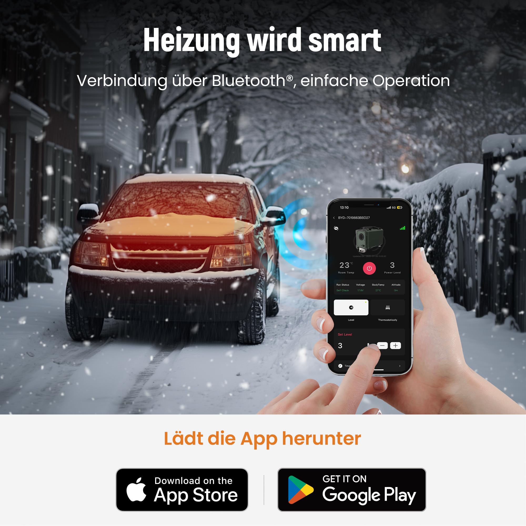 maXpeedingrods 8KW Standheizung Diesel, 12/24V Dieselheizung mit LCD-Display und Fernbedienung, Diesel Standheizung Luftheizung mit Thermostat für LKW Wohnmobil Sattelschlepper