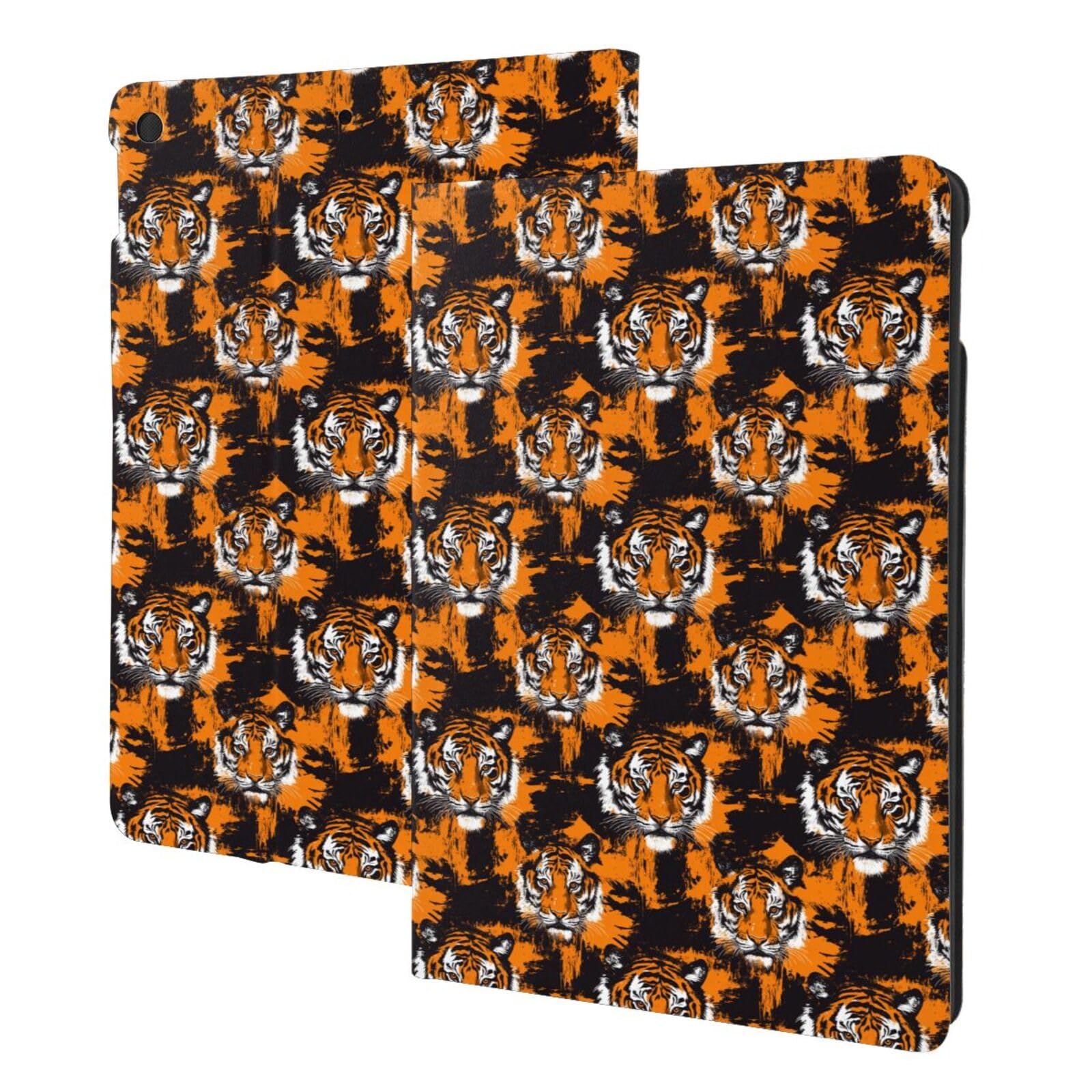Étui pour tablette iPad 10.2 imprimé tigre rabat iPad 9e 8e 7e - 6