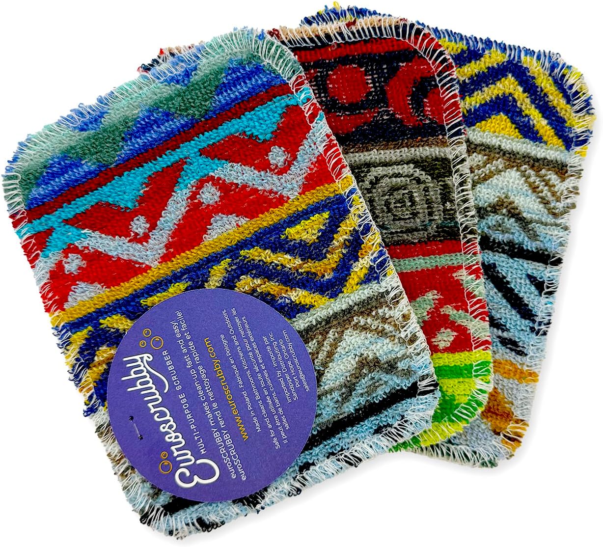 euroSCRUBBY Multicolor Squeegee 6 Inches