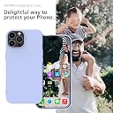 YATWIN Silicone Back Case for iPhone 11 Pro, Soft-Touch Phone Back Cover for Apple iPhone 11 Pro - Lilac gallery image