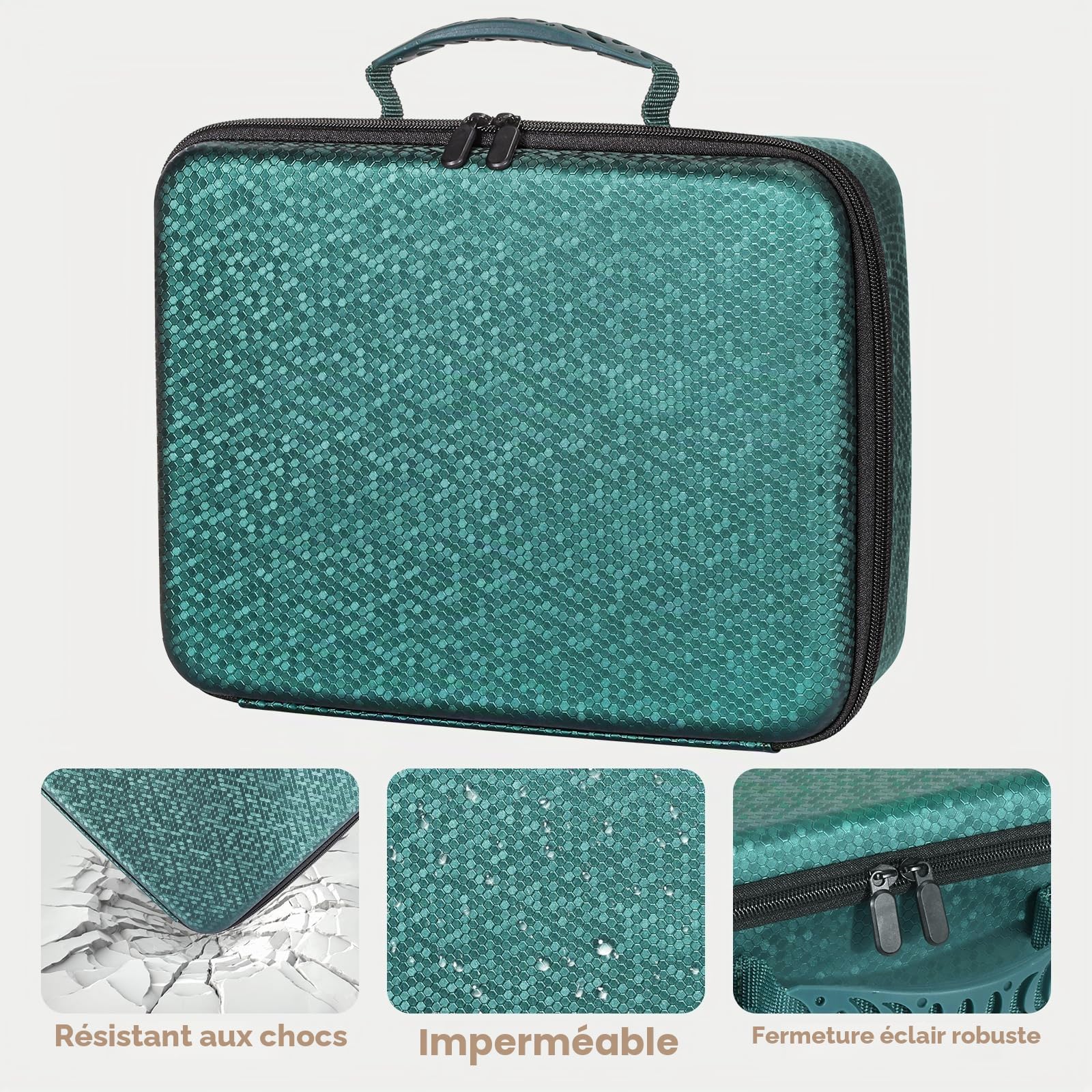 RPG Sac de voyage compatible avec les miniatures Donjons et Dragons, étui à lancer pour ensemble de dés DND, rangement compatible Warhammer 40k