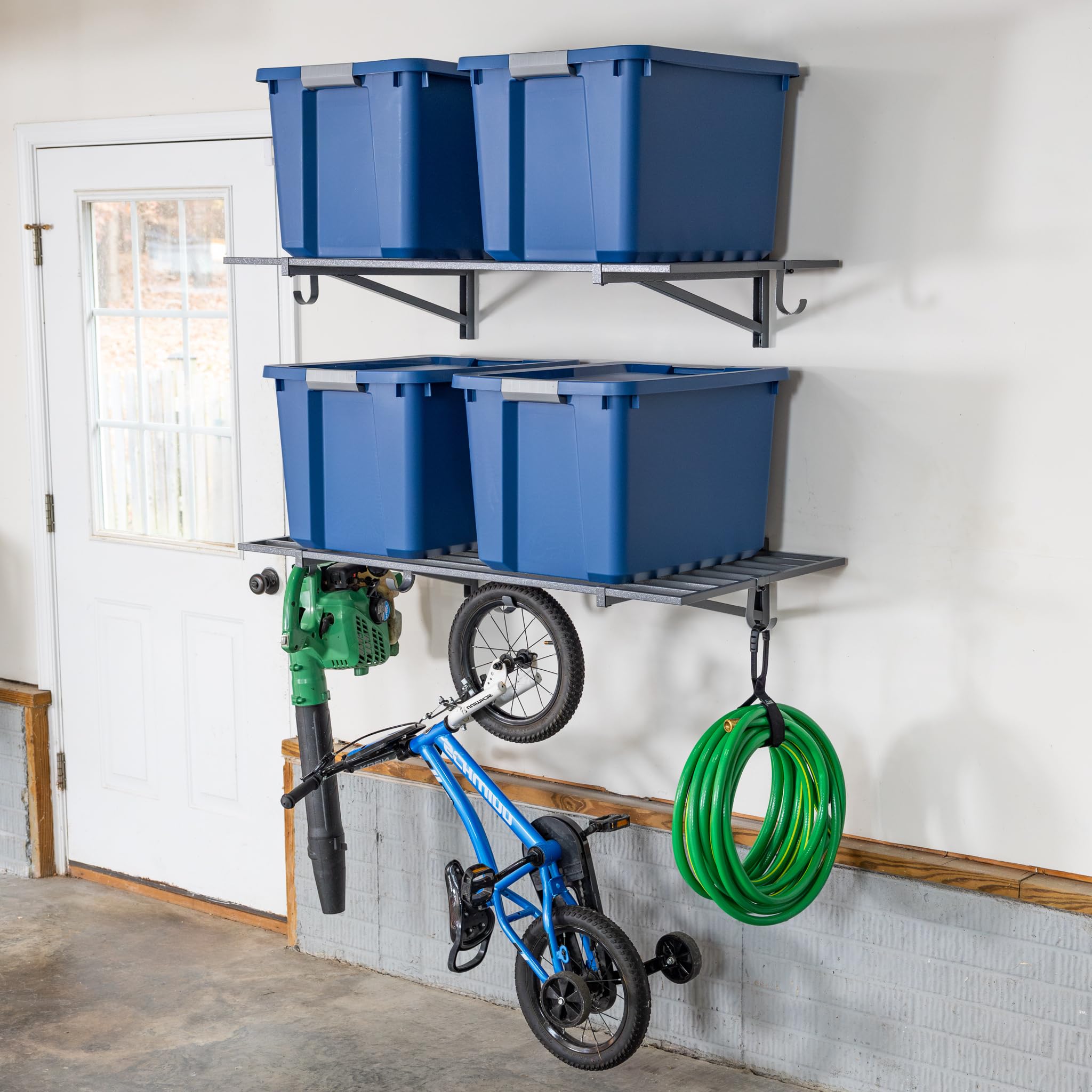 Best Garage Fixed Wall Shelves (for a Cleaner Look) 11 StoreYourBoard 2-Pack Wall Shelves (2' x 4')