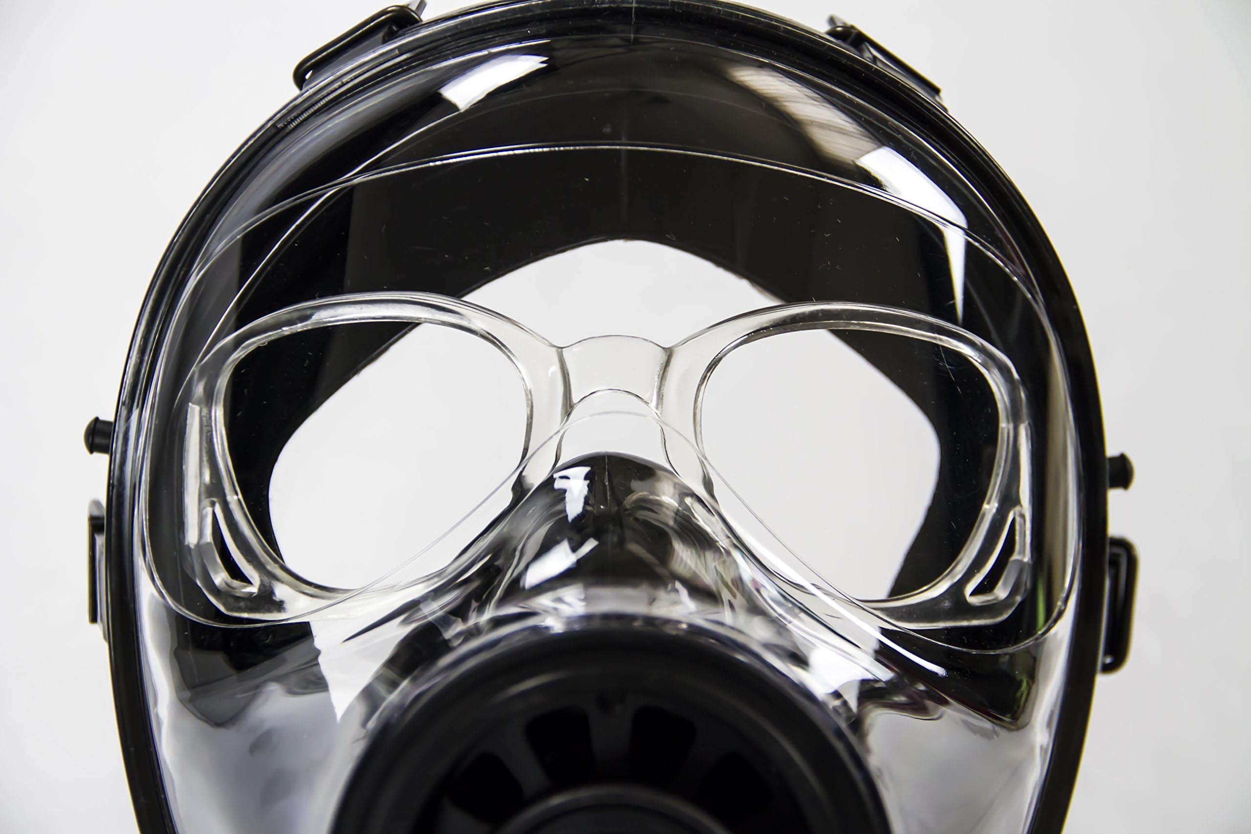 Optical Lens Support Accessory for SGE Full-face Gas Masks, Anti-Gas Respirator Masks - Color Black