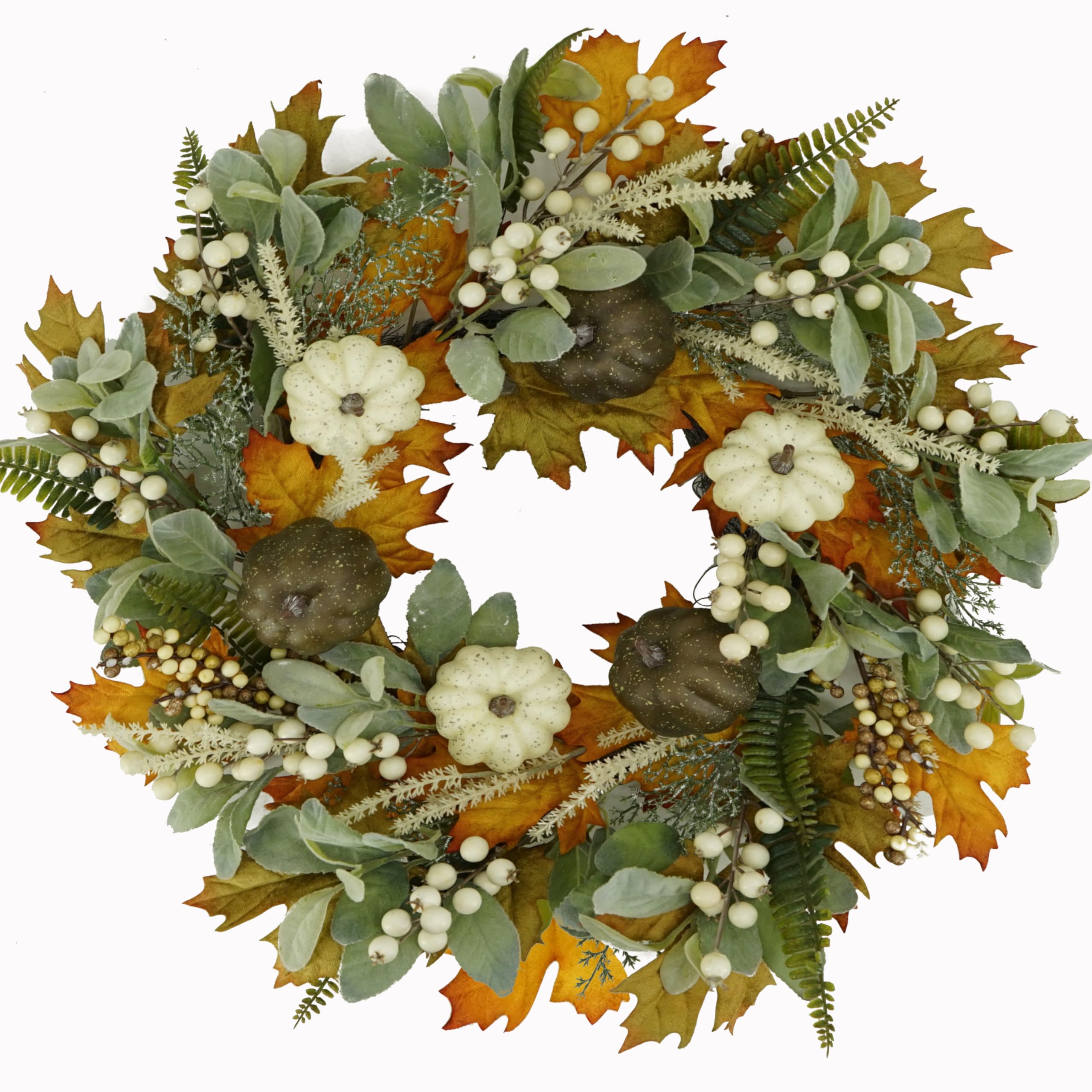 WreathDream Fall Wreaths for Front Door Autumn Wreath for Porch Home Decor