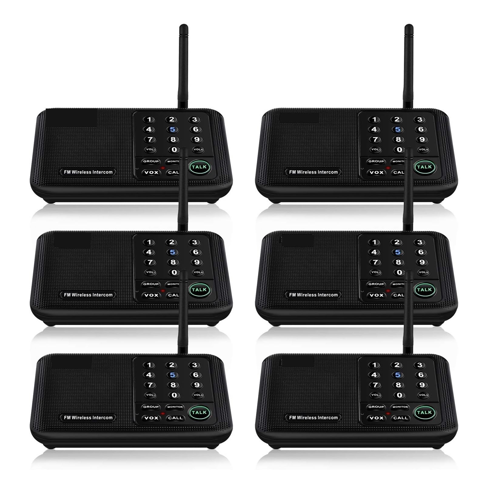 Interphone sans fil pour communiquer de pièce à pièce à la maison
