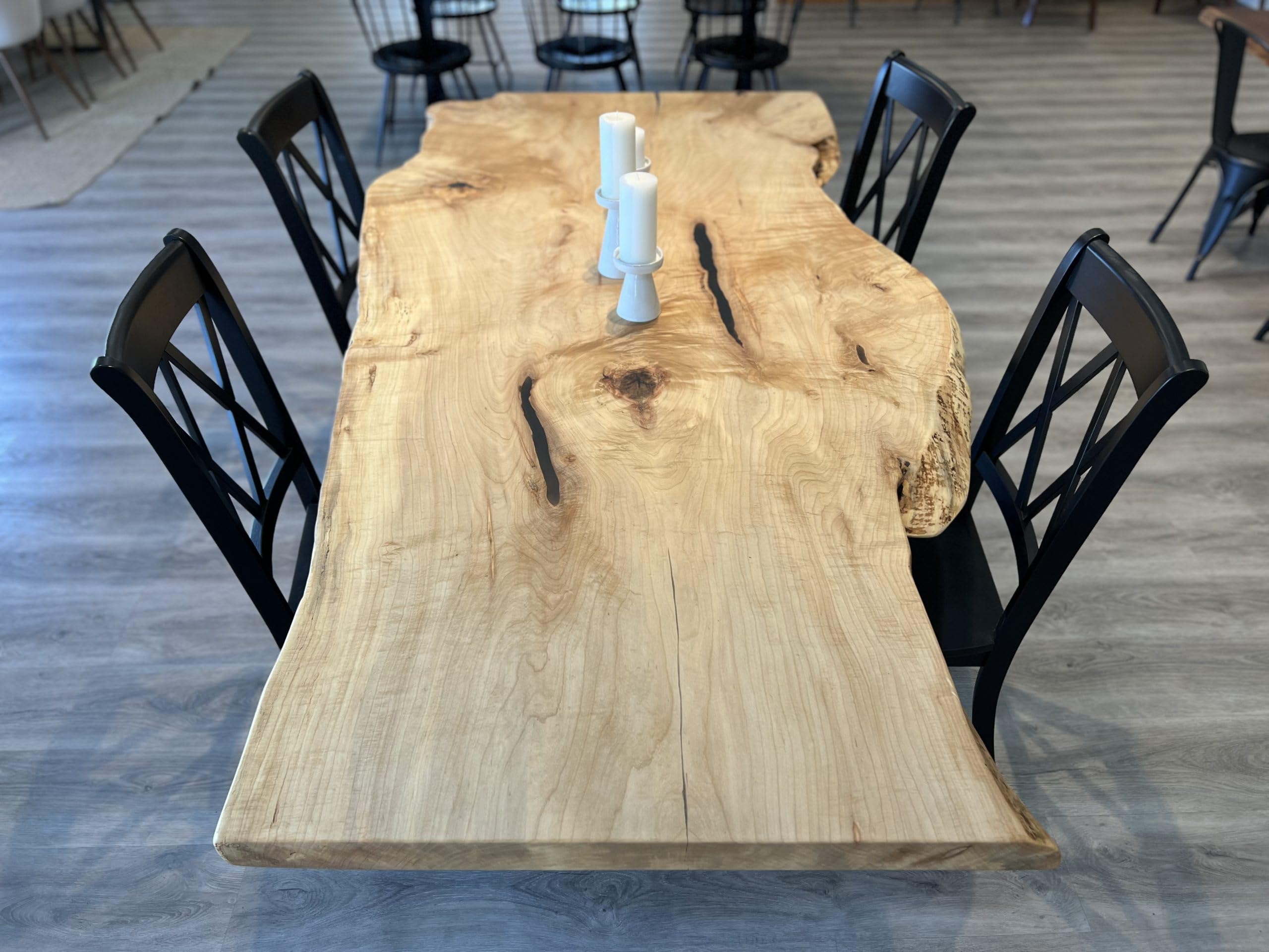 Natural Wood Dining Table Wooden Table Coffee Table Bar Counter