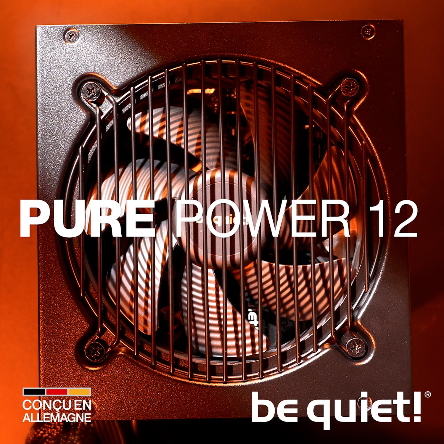 be quiet! Pure Power 12 650W Alimentation, Certification 80 Plus® Gold, Alimentation ATX 3.1, Ventilateur 120 mm Ultra Silencieux signé be quiet!, Technologie LLC, Un Rail Massif 12 V